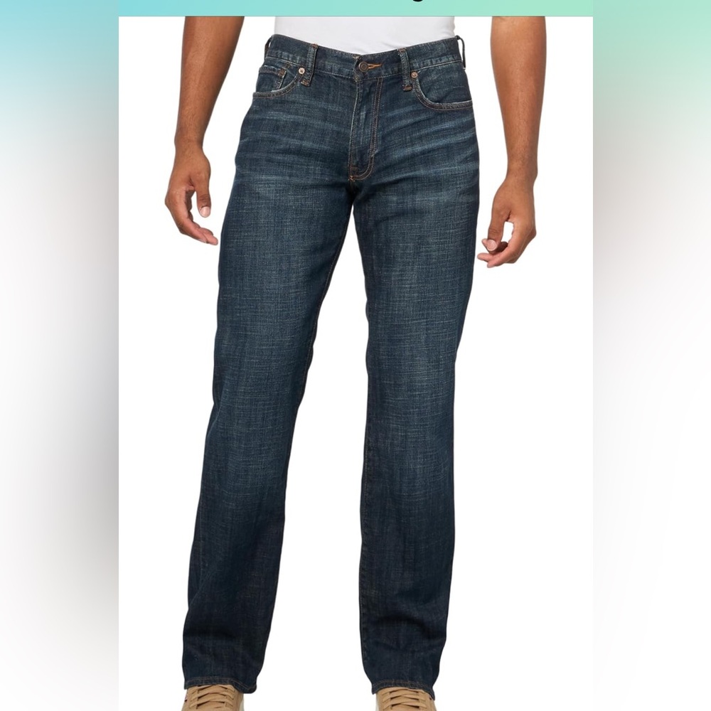 Lucky Brand 361 Men’s Straight Leg Jeans – Dark Blue, Sz 34x30 LIKE NEW